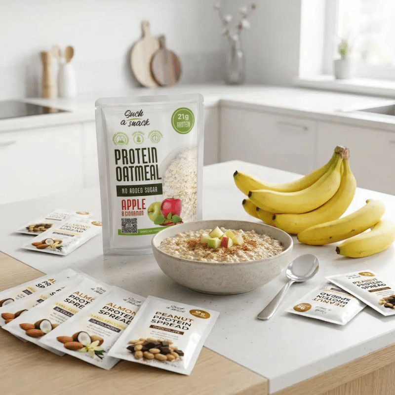 protein oatmeal with apple and cinnamon